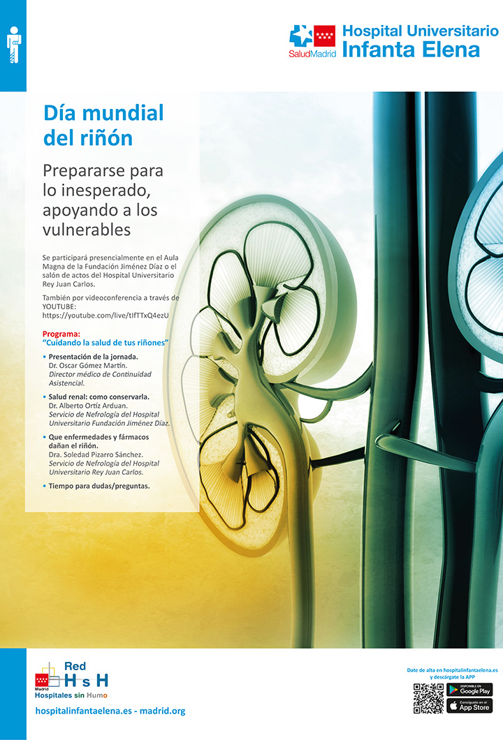 Día Mundial del riñón cartel