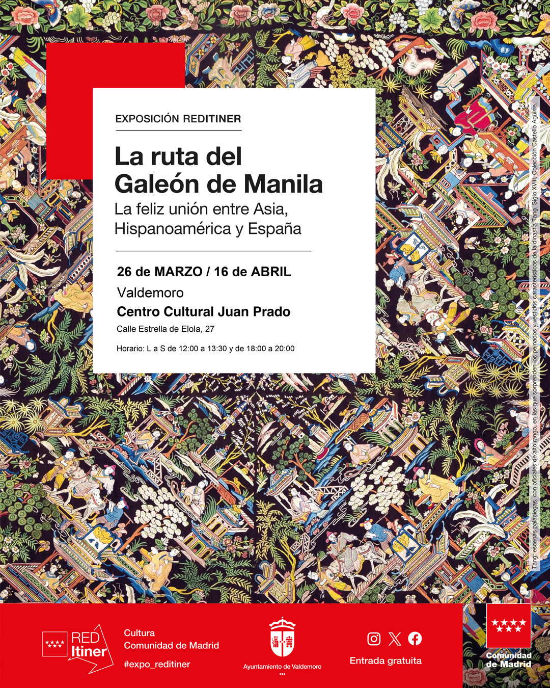 Cartel 'La ruta del Galeón de Manilla'