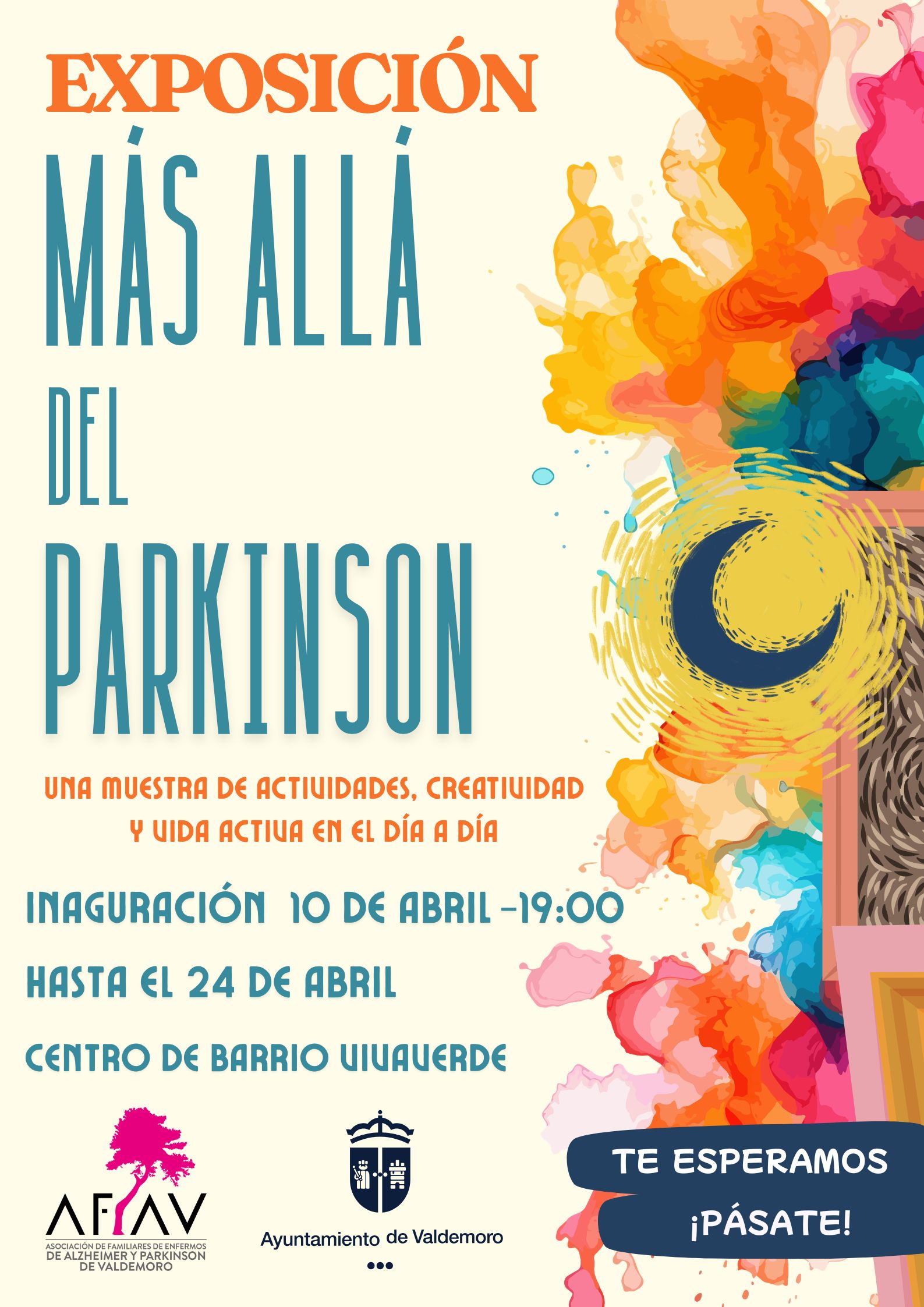 Cartel exposición 'Más allá del Parkinson'