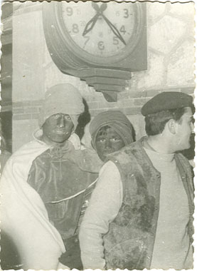 El rey Baltasar y su paje en la Estación de Valdemoro