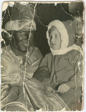 Jesús García con el rey Baltasar