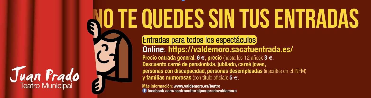 Entradas para los espectáculos