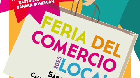 Cartel de Feria del Comercio local
