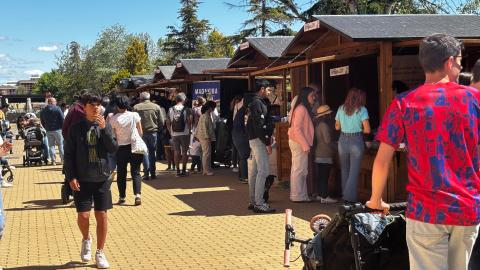 Casetas de la Feria del Libro