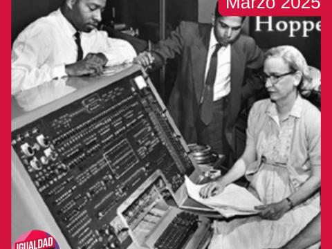 Cartel de Científicas al Frente