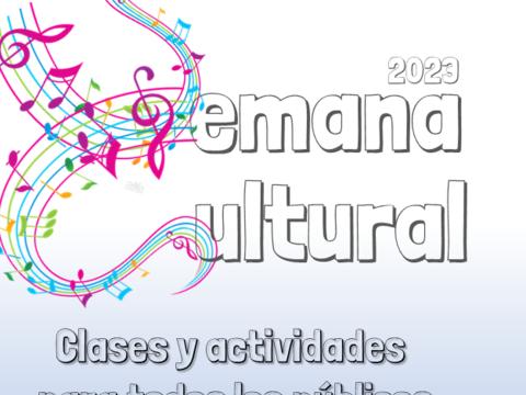 Cartel de la semana cultural