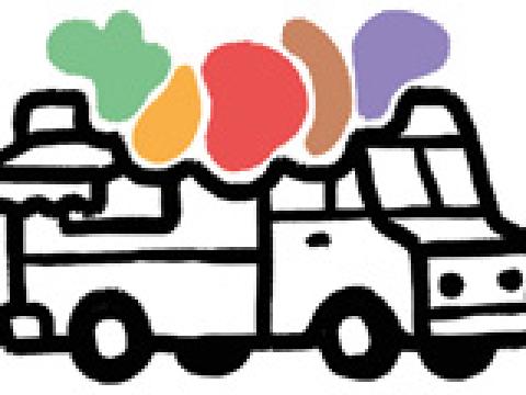 Icono de un camión de comida