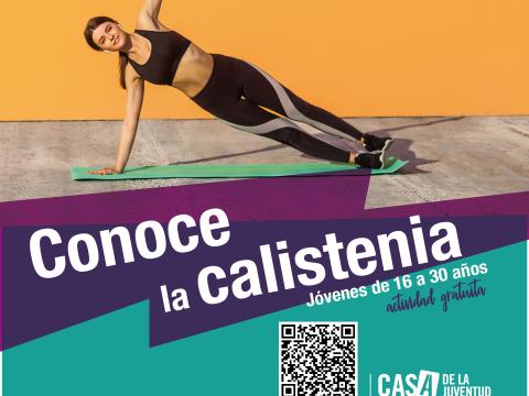 Cartel Conoce la calistenia