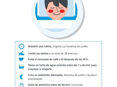 Cartel Pautas sueño