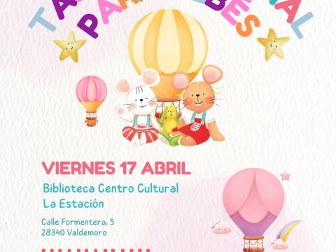 Cartel Taller sensorial para bebés Kids&Us