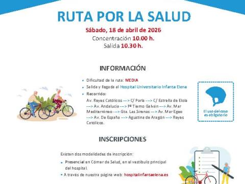 Cartel Ruta por la Salud