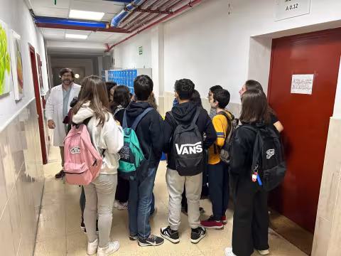 Alumnos del IES Villa de Valdemoro