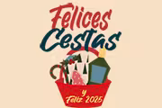 Portada de cesta navideña