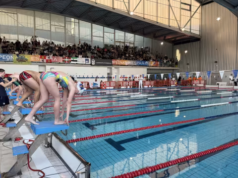 Natación en piscina olímpica