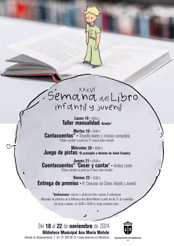 Cartel de la semana del libro