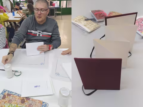 Un usuario del centro