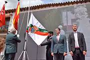 Izado de la bandera de Valdemoro